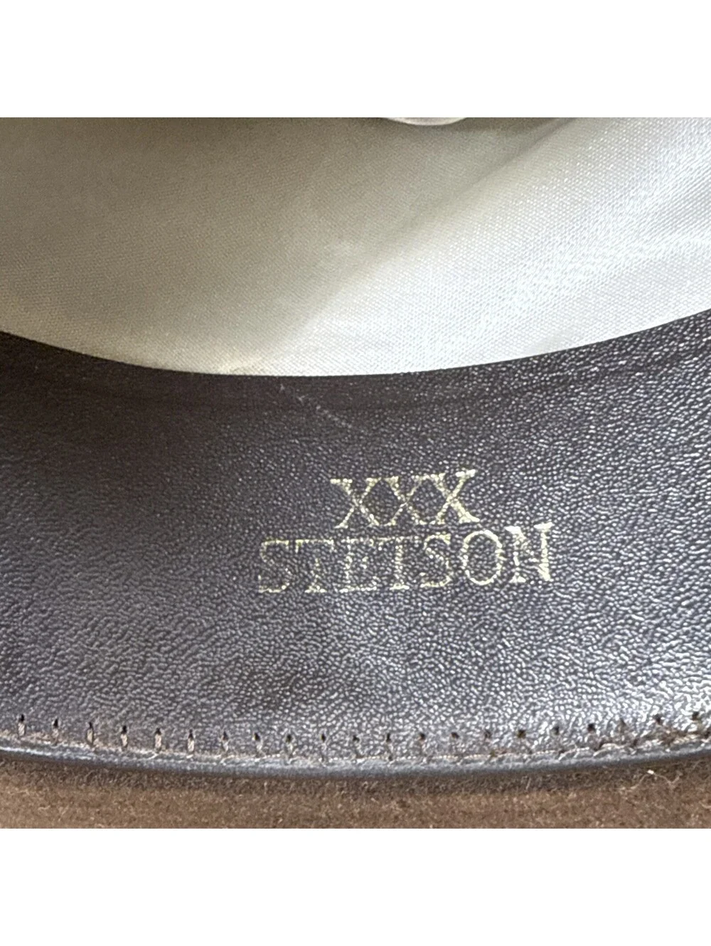 Vintage Stetson 3X Beaver Western Cowboy Hat Size 7 1978 Feather Band Brown EUC